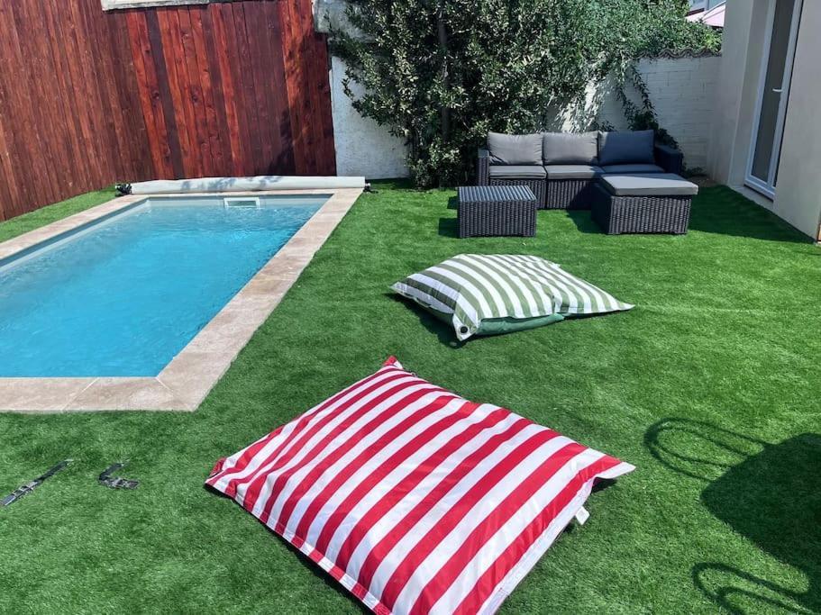 Maison Climatisee, Piscine, A 5 Minutes Des Grands Buffets Narbona Esterno foto